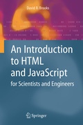 Cover: An Introduction to HTML and JavaScript - Springer