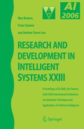 Cover: Research and Development in Intelligent Systems XXIII - Springer