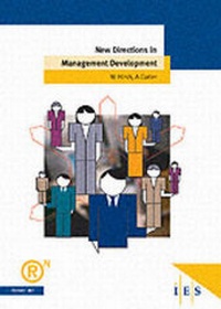 Enlarge image Cover: New Directions in Management Development - Institute for Employment Studies
