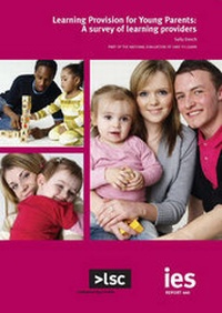 Enlarge image Cover: Learning Provision for Young Parents - Institute for Employment Studies