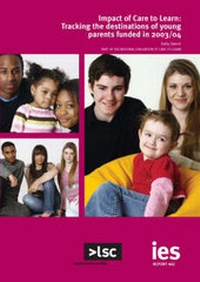Enlarge image Cover: Impact of Care to Learn - Institute for Employment Studies