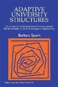 Cover: Adaptive University Structures - Jessica Kingsley Publishers