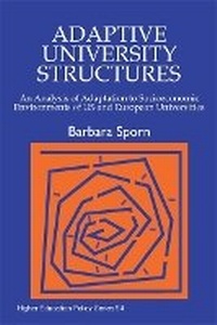 Enlarge image Cover: Adaptive University Structures - Jessica Kingsley Publishers