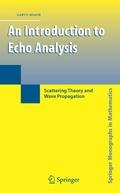 Cover: An Introduction to Echo Analysis - Springer