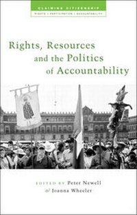 Enlarge image Cover: Rights, Resources and the Politics of Accountability - Zed Books Ltd