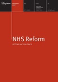 Cover: NHS Reform - King's Fund