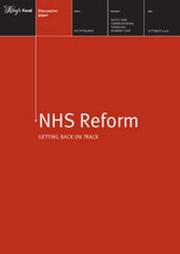 Enlarge image Cover: NHS Reform - King's Fund