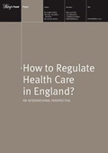 Cover: How to Regulate Health Care in England - King's Fund