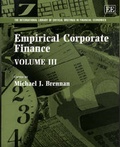 Cover: Empirical Corporate Finance - Edward Elgar Publishing