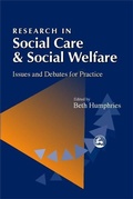 Cover: Research in Social Care and Social Welfare - Jessica Kingsley Publishers