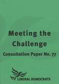Cover: Meeting the Challenge - Liberal Democrat Publications