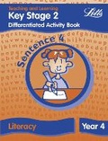 Cover: Key Stage 2 Literacy: Sentence Level Y4 - Letts Educational