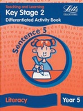 Cover: Key Stage 2 Literacy: Sentence Level Y5 - Letts Educational