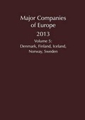 Cover: Major Companies of Europe 2013 Vol 5 - Cengage Learning