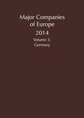 Cover: Major Companies of Europe 2014 - Graham & Whiteside Ltd