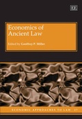Cover: Economics of Ancient Law - Edward Elgar Publishing