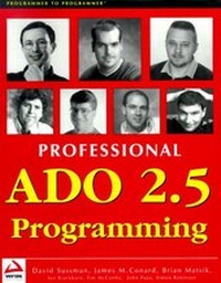 Enlarge image Cover: PRO ADO 2.5 PR, - WROX Press Ltd