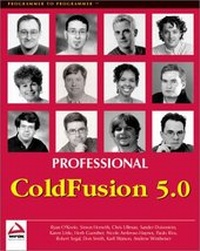 Enlarge image Cover: PRO COLDFUSION, - WROX Press Ltd