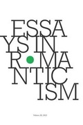 Cover: Essays in Romanticism, Volume 20 2013 - Liverpool University Press