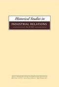 Cover: Historical Studies in Industrial Relations, Volume 34 2013 - Liverpool University Press