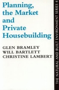 Cover: Plan Market Private Housebuild - Routledge