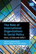 Cover: The Role of International Organizations in Social Policy - Edward Elgar Publishing