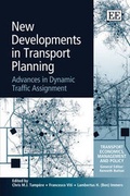 Cover: New Developments in Transport Planning - Edward Elgar Publishing
