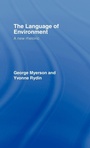 Cover: The Language Of Environment - Routledge