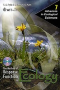 Cover: The Method of Response Functions in Ecology - WIT Press