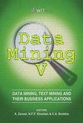 Cover: Data Mining: Pt.5 - WIT Press