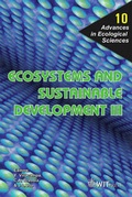 Cover: Ecosystems and Sustainable Development: International Conference 3rd - WIT Press