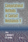 Cover: Computational Methods in Contact Mechanics: International Conference Proceedings 5th - WIT Press