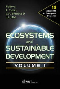 Enlarge image Cover: Ecosystems and Sustainable Development - WIT Press