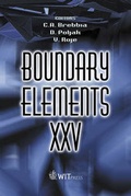 Cover: Boundary Elements: 25th - WIT Press