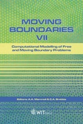 Cover: Moving Boundaries: 7th - WIT Press