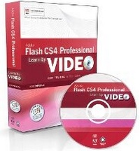 Enlarge image Cover: Learn Adobe Flash CS4 Professional by Video - Peachpit Press Publications
