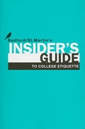 Cover: Insider's Guide to College Etiquette - Bedford Books
