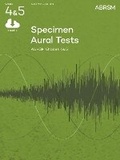 Cover: Specimen Aural Tests, Grades 4 & 5 with audio - Associated Board of the Royal Schools of Music