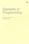 Cover: Elements of Programming - Addison Wesley