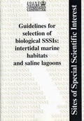 Cover: Guidelines for Selection of Biological SSSIs: Intertidal Marine Habitats and Saline Lagoons (Bound edition) - Joint Nature Conservation Committee