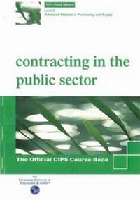 Abbildung von: Contracting in the Public Sector - Chartered Institute of Purchasing & Supply