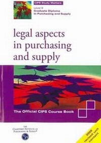 Abbildung von: Legal Aspects in Purchasing and Supply - Chartered Institute of Purchasing & Supply