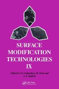Cover: Surface Modification Technologies IX - Maney Publishing