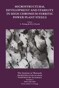 Cover: Microstructural Development and Stability in High Chromium Ferritic Power Plant Steels - Maney Publishing