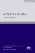 Cover: Companies Act 2006 - The Law Society