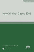 Cover: Key Criminal Cases 2006 - The Law Society