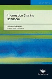 Enlarge image Cover: Information Sharing Handbook - The Law Society