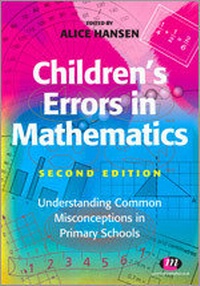 Enlarge image Cover: Children's Errors in Mathematics - Learning Matters Ltd