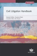 Cover: Civil Litigation Handbook - The Law Society