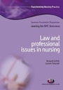 Cover: Law and Professional Issues in Nursing - Learning Matters Ltd
